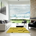 thumbnail image 7 of Ahgly Company Machine Washable Indoor Rectangle Transitional Yellow Area Rugs, 7' x 10', 7 of 7