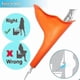 thumbnail image 3 of 4-Pack Portable Urinal Funnels for Women Travel Friendly Female Urinals, 3 of 5