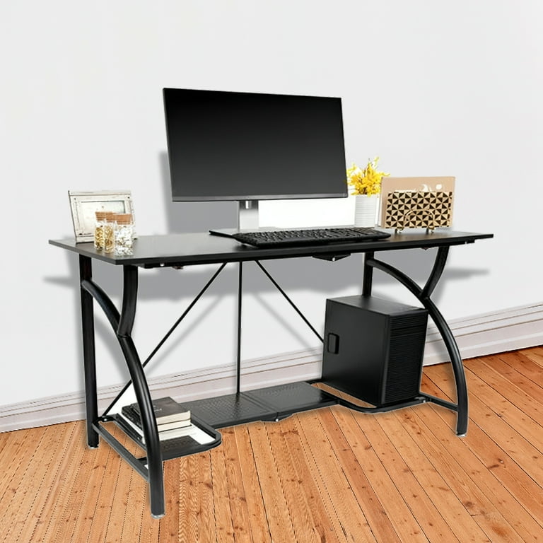 Origami Multi Purpose Folding Wooden Office Computer Furniture Table Desk Black