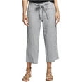 thumbnail image 2 of Sanctuary Womens Sasha Linen Wide Leg Cropped Pants, 2 of 2