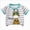 v45-Grey, variant on Girls Crop Tops Summer Short Sleeve T Shirts Basic Tee for Kids 6-12 Months 12-24 Months 2t 3t 4t 5t 6t 7t 8t 9t Children