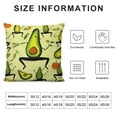 thumbnail image 5 of Nawypu  Home Decorative Throw Pillow Covers Avocado, Funny Cute Fruit Avocado Yoga Modern Pillow Case Cushion Cover for Sofa Couch Bed Farmhouse Pillows Covers Decor, 5 of 5