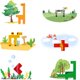 thumbnail image 3 of Juego de rompecabezas de madera HUOGUO 3D con forma de animal para niños, educativo, 3 of 5