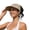 Beige, variant on Women's UPF 50+ UV Protection Sun Visor Hat, Wide Brim Topless Baseball Cap, Lightweight Sunscreen Half Hat for Outdoor Travel