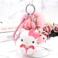 thumbnail image 5 of LLavero de juguetes de peluche Kawaii Sanrio Hello Kitty, llaveros de dibujos animados para niñas lindas, llaveros de felpa, bolsos, adornos colgantes, regalos de Festival de joyería, 5 of 5