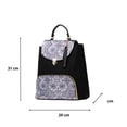 thumbnail image 2 of Mochila Yute Para Mujer Fana Ozara Color Negro Elegante, 2 of 3