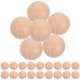 thumbnail image 5 of 30 piezas 30mm gran bola de madera de loto mini bolas redondas sólidas accesorios de artesanía de talla de pintura de bricolaje sin agujero (color de madera), 5 of 7