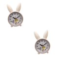 thumbnail image 4 of relayinert Cute Rabbit Deer Shaped Alarm Clock for Bedroom Nordic Style Playful and Endearing Yellow Rabbit 2Set, 4 of 6
