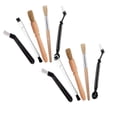thumbnail image 1 of Oleegame 2PC Cleaning Brush Coffee Brush Set Brush Kit Include Wooden Coffee Grinder Machine Cleaning Brush And Nylon Brush For Coffee Machine Group Head Yellow, 1 of 9