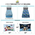 thumbnail image 4 of Ryan's World Kids Red Titan Twin Sheet Set, Blue, Pocketwatch, 4 of 9