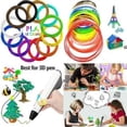 thumbnail image 1 of 3D Pen Filament 12 Colors 1.75mm 3m per Color 3D Printing Material 10*20*20, 1 of 5