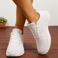 thumbnail image 7 of Domzle Womens Sneakers Lightweight Tennis Walking Shoes Sports Running Shoes for Woman Mesh Breathable Gym Fashion Sneakers Athletic Comfortable Casual White, 7 of 7
