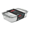 thumbnail image 7 of Rubbermaid Brilliance Glass Food Storage Container with Lid, BPA Free and Leak Proof, 8-Cup, Well Suited to Refrigerator Organization, 7 of 7