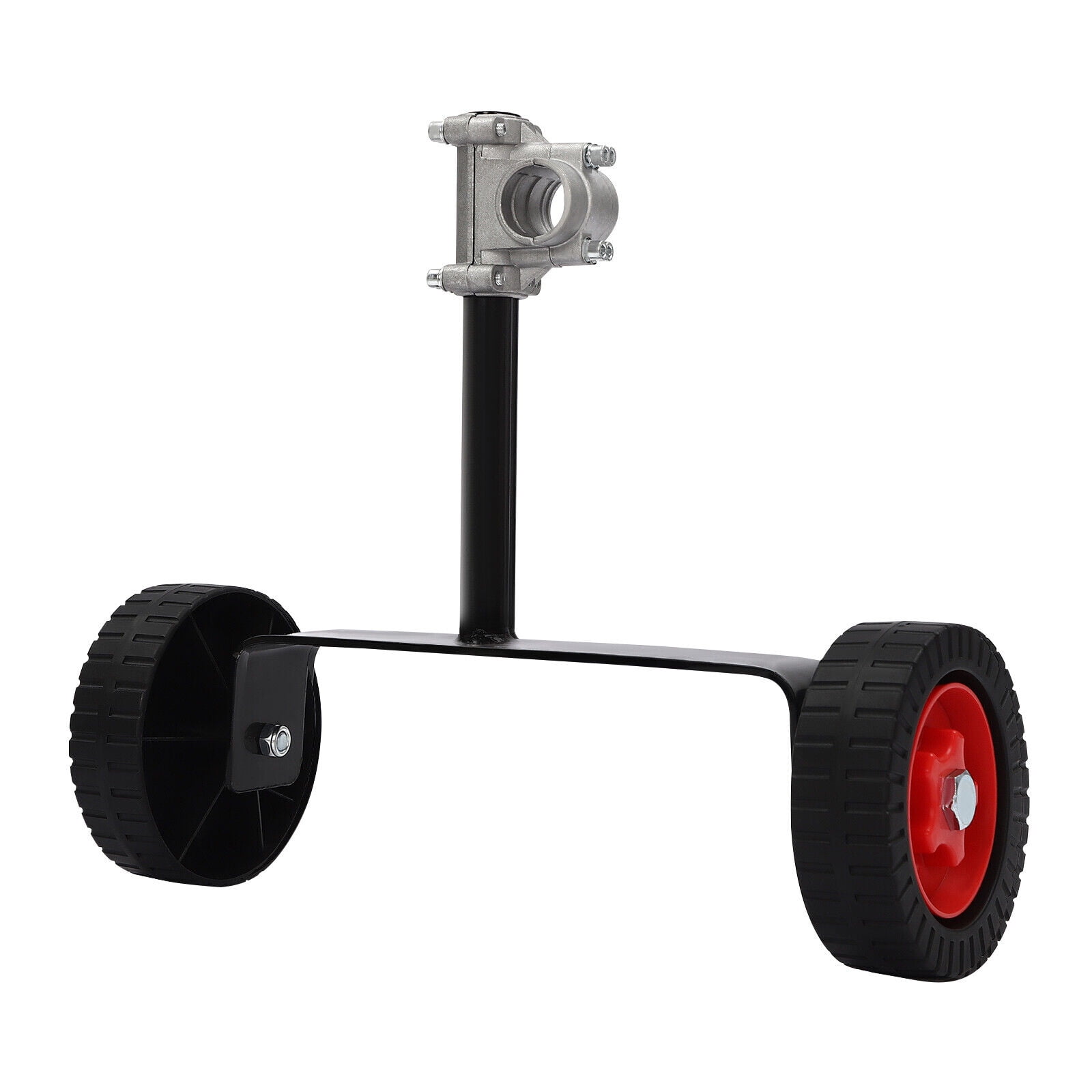 Miumaeov Portable Lawn String Trimmer Support Wheel Walk Behind Auxiliary Wheel Adjustable Hight