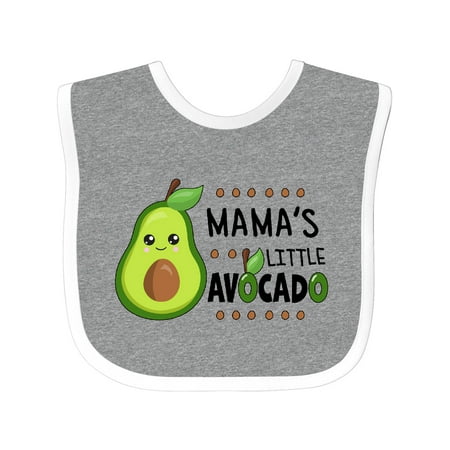 

Inktastic Mama s Little Avocado with Cute Baby Avocado Gift Baby Boy or Baby Girl Bib
