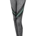 thumbnail image 4 of FashionOutfit Women's Sports Yoga Fitness Workout Front Mesh Insert Stretch Long Leggings, 4 of 4