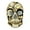 Gold, variant on Steampunk Style Metallic Scary Horror Skeleton Skull Masquerade Mask for Halloween Costume Cosplay Party