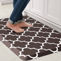 GALMAXS7 Kitchen Rug and Mat Kitchen Mat Anti Fatigue Non Slip Kitchen Floor Mat for Standing,17"x28",Brown