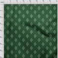 thumbnail image 4 of oneOone Rayon Green Fabric Geometric With Stripes Diy Clothing Quilting Fabric Print Fabric By Yard 56 Inch Wide, 4 of 4