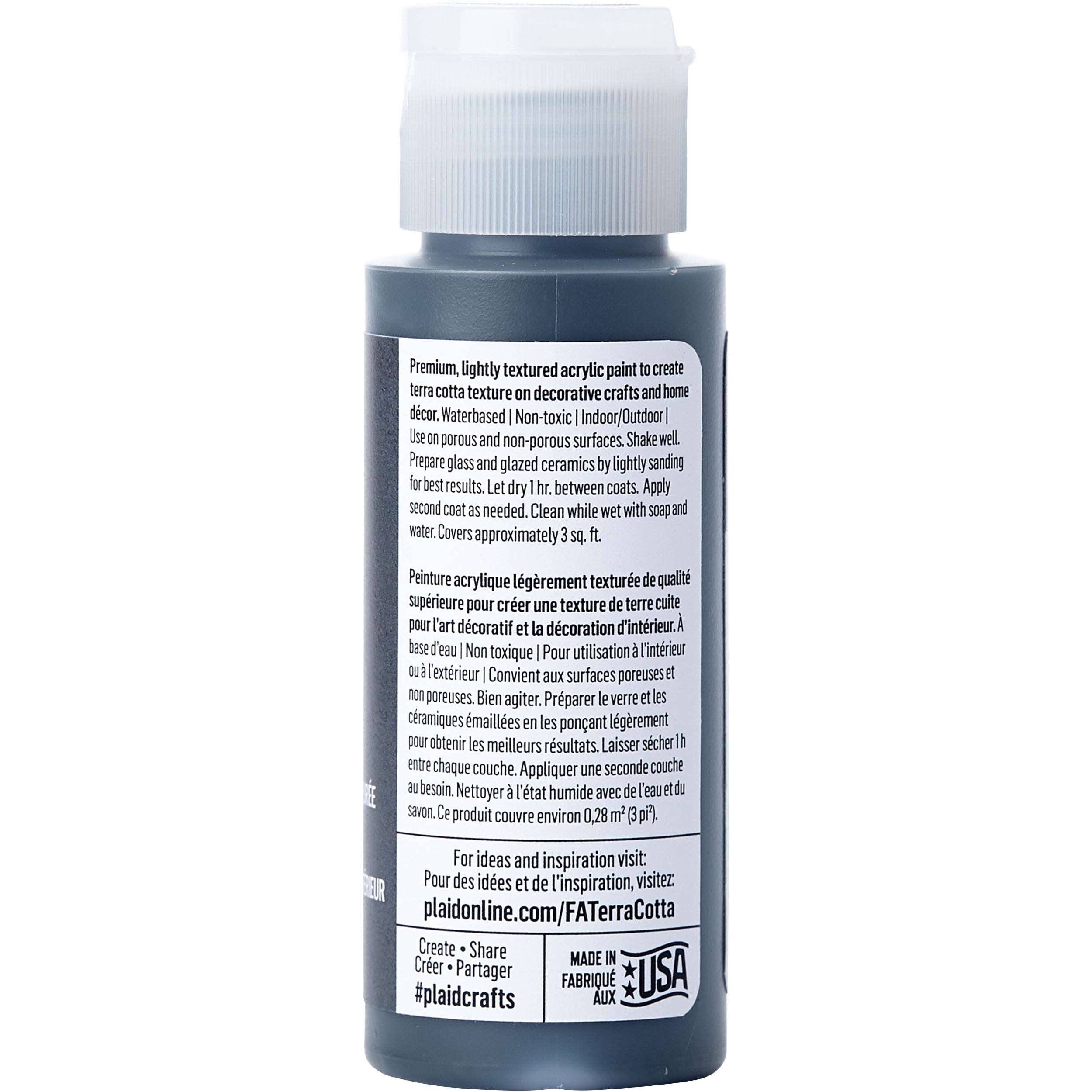 FolkArt Terra Cotta Lightly Textured Acrylic Paint, 12 Pack