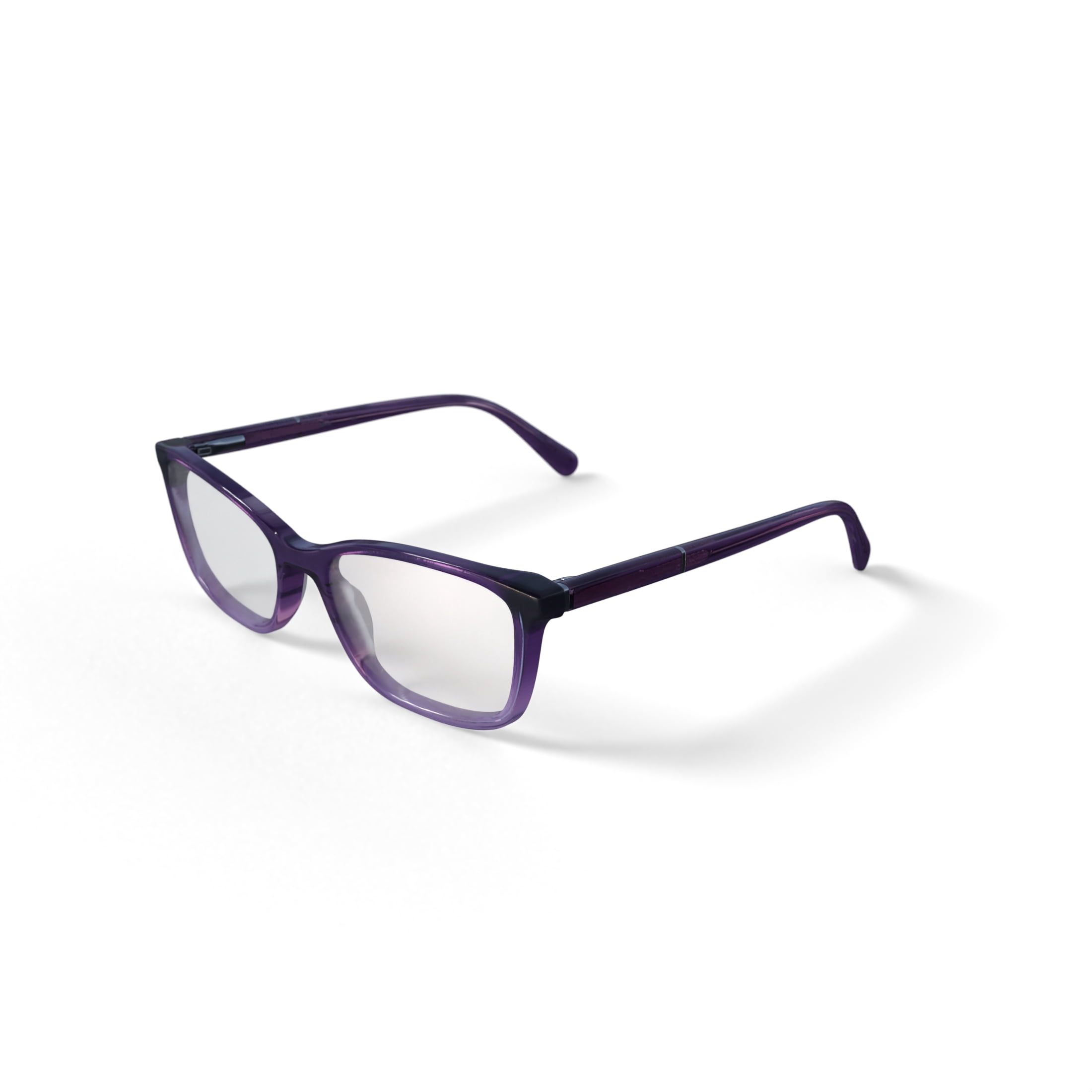 PRIMARY PK155-PURPLE/WHITE-46 Eyeglasses Eye Glasses Purple/White Purple/White A Amelia E. Pam Purple Eyeglasses | Includes FREE Rx Lenses main image 3
