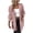 Rose-Coat, variante sur Qetyuw Cardigan Long pour Femmes Crochet Tricoté Manches Longues avec Poches Coupe Ample Manteau Décontracté