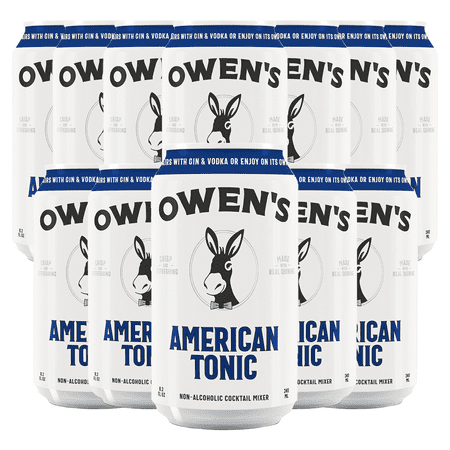 Owen’s Craft Mixers Tonic HandA with Premium Ingredients Vegan & Gluten-Free Soda Mocktail and Cocktail Mixer