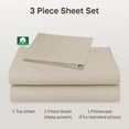thumbnail image 4 of California Design Den, 100% Cotton, 3-Piece Twin XL Sheet Set, Buttery Yellow, 4 of 8