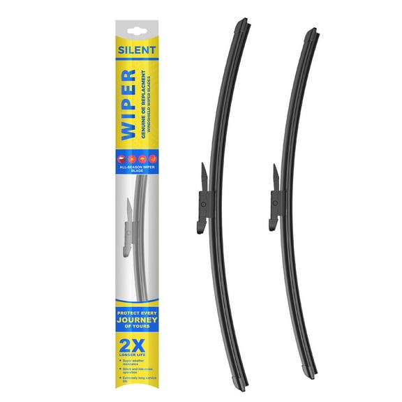 2 Wipers Factory 28" 28" for Ford Edge Escape Focus Original Equipment Replacement Front and Rear Windshield Wiper Blade