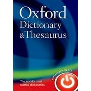 Oxford Dictionary and Thesaurus (Hardcover)