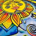 thumbnail image 3 of Beachland Sun and Moon 54 x 68 inch 100% Cotton - Printed Velour and Terry - Family Size, 3 of 3