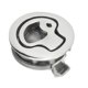 thumbnail image 2 of 2in Boat Door Hatch Lock Round Locking Style 316 Stainless Steel Flush Pull Slam Latch for RV Marine Home, 2 of 5