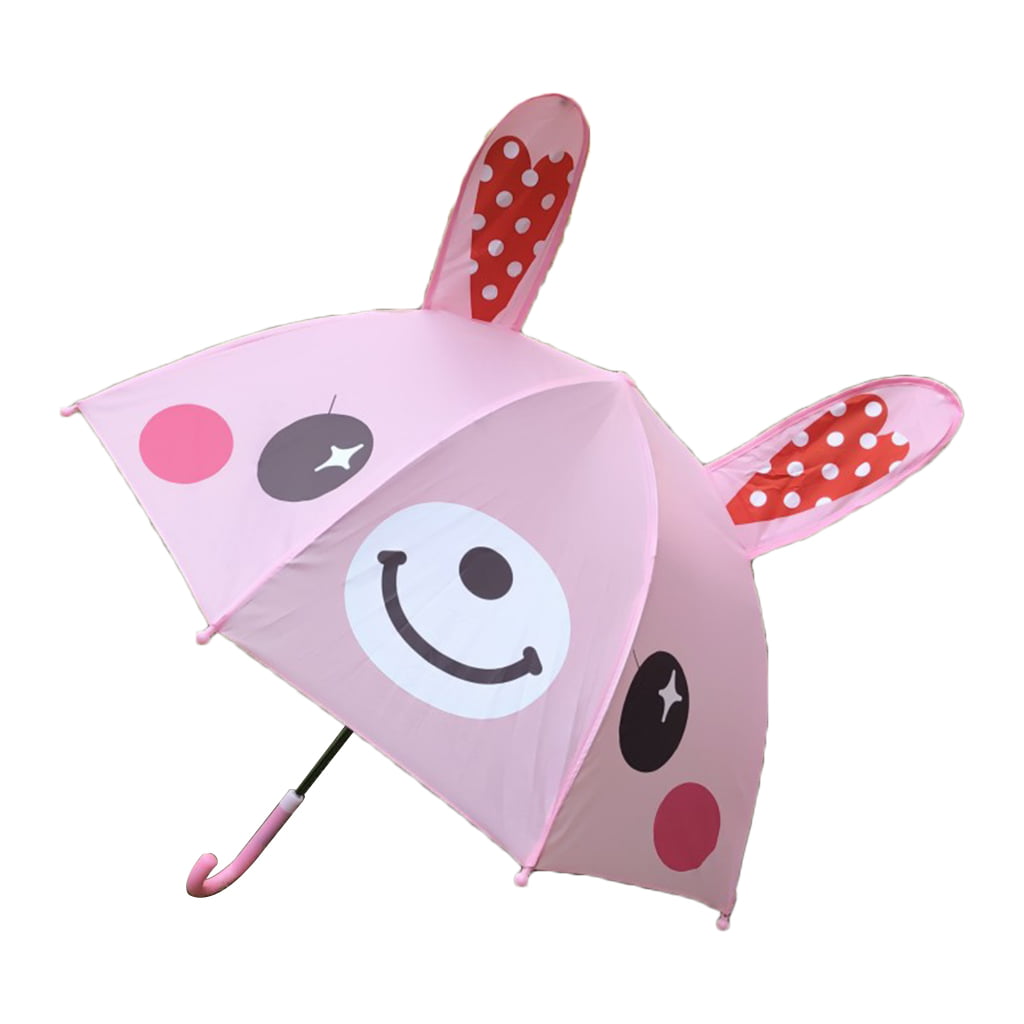 Children's Kids Mini Umbrella Animal Ears Cartoon Folding Lovely Small Gift Toys