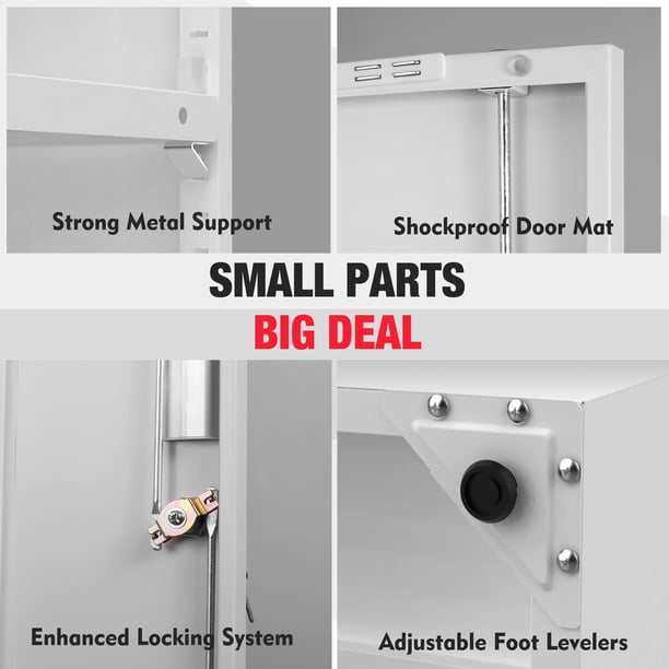 WORKPRO Metal Garage Storage Cabinet with Locking Doors and