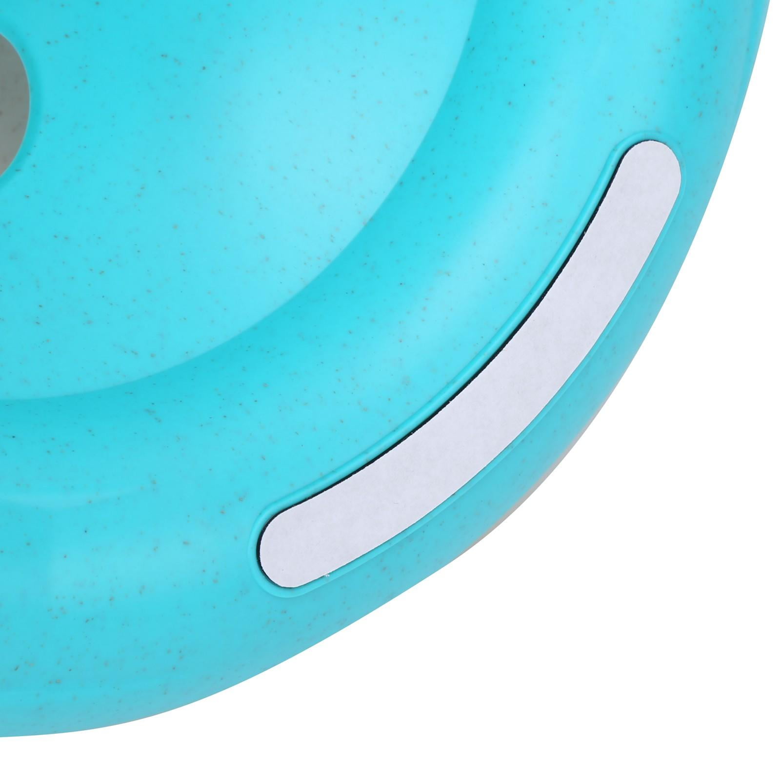 BIMZUC Cat Turntable Leakage Toy Circle Tracking Puzzle Food Dispensing Toy for Indoor Kittens Lake Blue Interactive Teaser Track Ball Pet Supplies Washable Plastic Detachable Fun Feeder