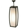 thumbnail image 5 of Meyda 147402 10.5 in. Square Quadrato Kitzi Pendant, Solar Black Ext & White Acrylic, 5 of 5