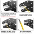 thumbnail image 2 of Kit de herramientas de engarzado Taiss Dupont Traccheting Wire Crimper, 2 of 6