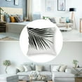 thumbnail image 5 of nygtbtfer Throw Pillow Covers,Black Tree Silhouette Isolated Asia Beaches Decorative Pillow Covers Digital Printing Blended Fabric for Couch Sofa Bed Invisible Zipper White, 5 of 7