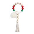 thumbnail image 1 of Lvero de silicona con Lvero de color navideño Zulema llavero pulsera, 1 of 5
