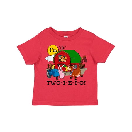 

Inktastic TWO-I-E-I-O Gift Toddler Boy or Toddler Girl T-Shirt