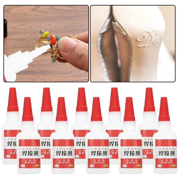 WREESH Kit de solutions de couture liquide de colle de tissu
