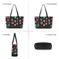 thumbnail image 6 of FORMRS Canvas Laptop Tote Bag for Women with 15.6" Computer Compartments Shoulder Handbag, Red Block Pattern, 6 of 7