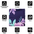 thumbnail image 3 of TANOFAR Car seat Canopy for Babies, Purple Flower Car Seat Cover Girls, CarSeat Canopies for Newborn, Multiuse - 4IN1 Nursing Covers, High Chair/Stroller Covers, Scarf, Soft Breathable, 3 of 5