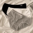 thumbnail image 2 of Bragas de algodón para mujer, ropa interior para mujer, color sólido, bragas para niña, ropa interior de algodón de cintura baja, estudiantes femeninas, 2 of 6