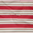 thumbnail image 4 of oneOone Cotton Poplin Twill Bright Red Fabric Stripes Craft Projects Decor Fabric Printed By The Yard 56 Inch Wide-VKD, 4 of 4