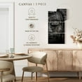 thumbnail image 4 of Elephant Stock Buddha Meditating Face Wall Art - Vertical Multi Panel Canvas - Living Room Wall Decor - Religion And Spirituality Multi Panel - Black And Gray Decor - 12" x 27", 4 of 4
