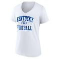 thumbnail image 2 of Women's White Kentucky Wildcats First Sprint Team V-Neck T-Shirt, 2 of 3