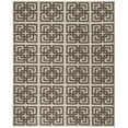 thumbnail image 5 of SAFAVIEH Martha Stewart Vermont Geometric Squares Wool Area Rug, Ivory/Brown, 8' x 10', 5 of 5