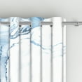 thumbnail image 5 of Aofoto Blue Marble Curtains for Living Room, Light Blocking Window Curtain/Drapes,2 Panels,52x84inches, 5 of 5