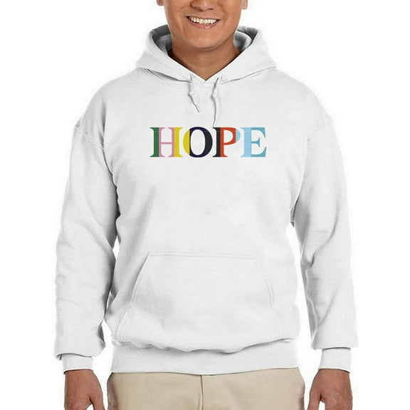 Hope Hoodie Men -Smartprints Designs, Male 4X-Large